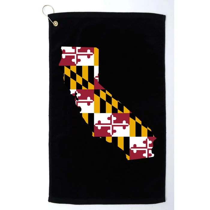 California Maryland Flag Platinum Collection Golf Towel