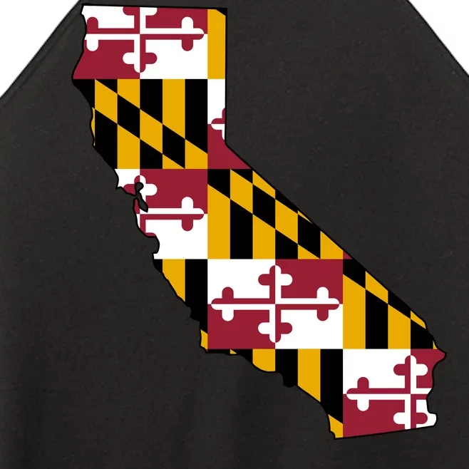 California Maryland Flag Women’s Perfect Tri Rocker Tank