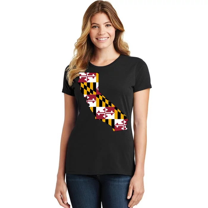 California Maryland Flag Women's T-Shirt