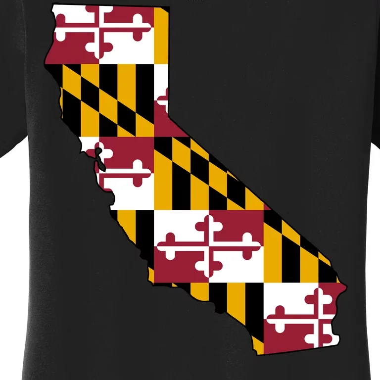 California Maryland Flag Women's T-Shirt