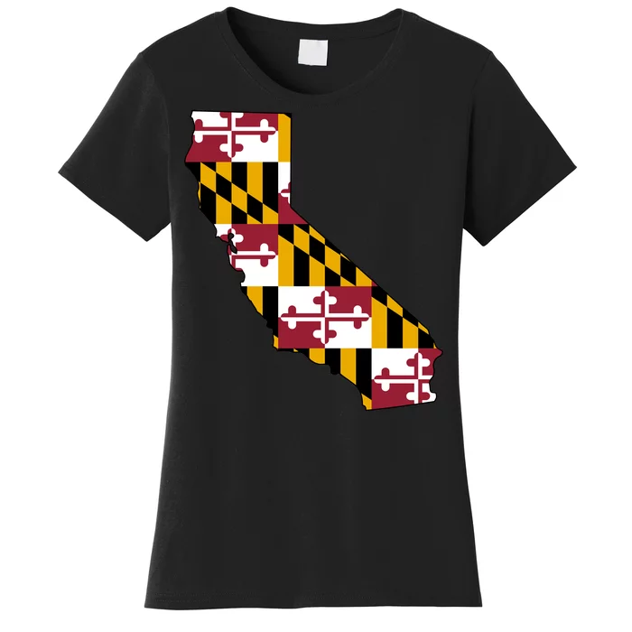 California Maryland Flag Women's T-Shirt