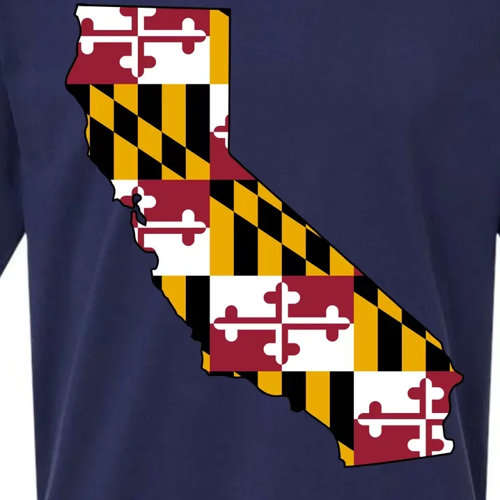 California Maryland Flag Sueded Cloud Jersey T-Shirt