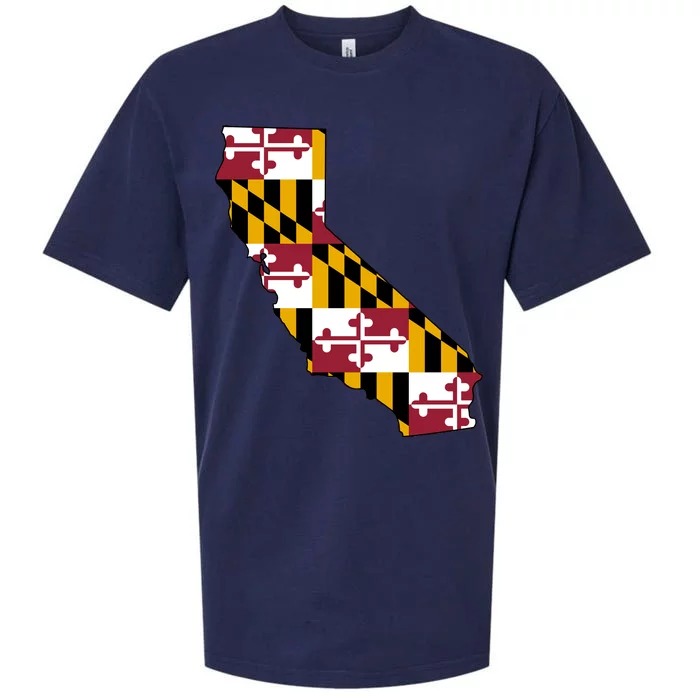 California Maryland Flag Sueded Cloud Jersey T-Shirt