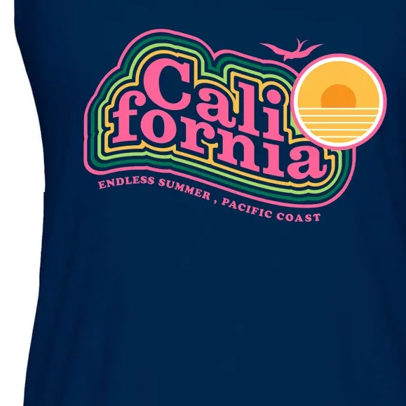 California Pacific Coast Endless Summer Ladies Essential Flowy Tank