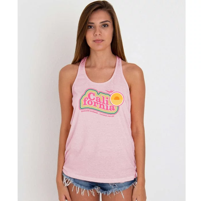 California Pacific Coast Endless Summer Women's Knotted Racerback Tank