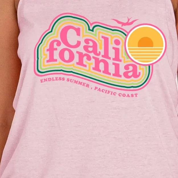 California Pacific Coast Endless Summer Women's Knotted Racerback Tank