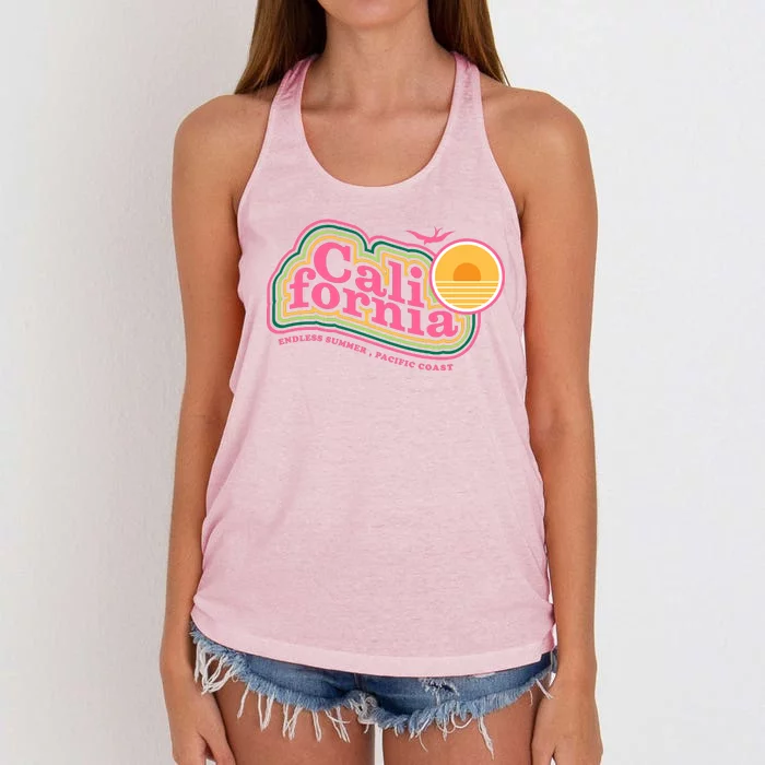 California Pacific Coast Endless Summer Women's Knotted Racerback Tank