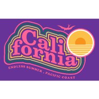 California Pacific Coast Endless Summer Bumper Sticker