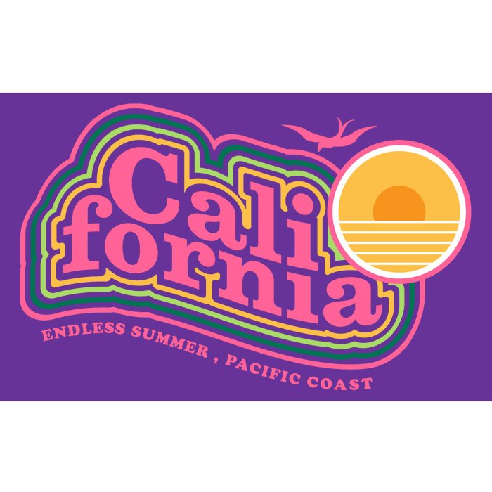 California Pacific Coast Endless Summer Bumper Sticker