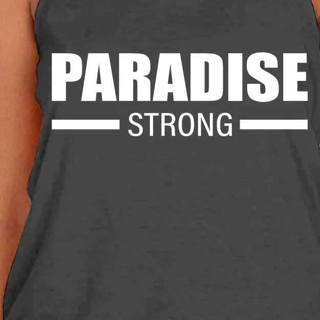 California Paradise Strong Women's Knotted Racerback Tank