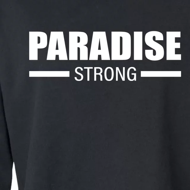 California Paradise Strong Cropped Pullover Crew