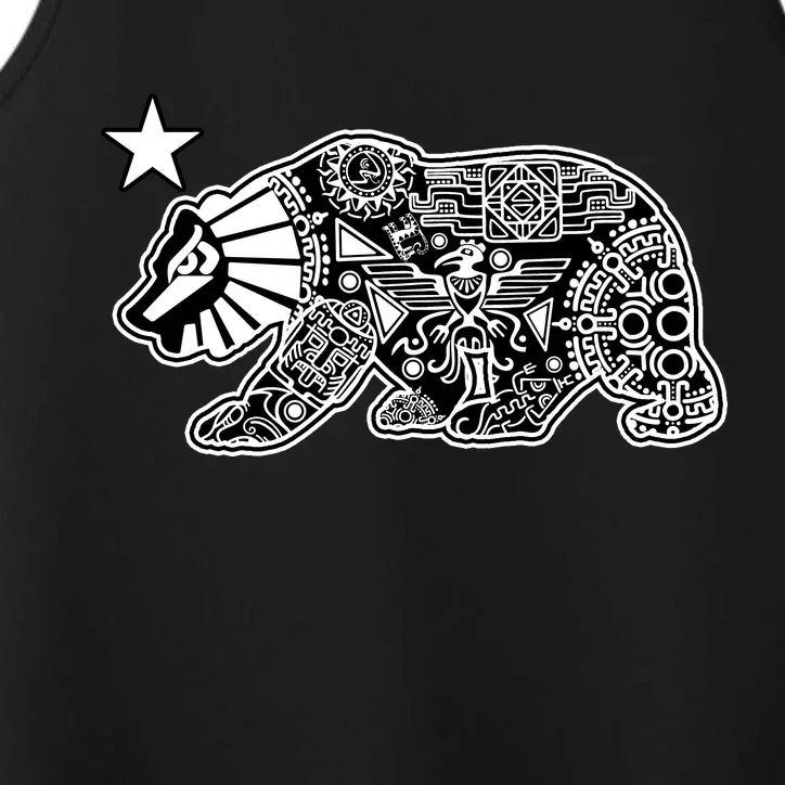 California Republic Aztec Bear Performance Tank