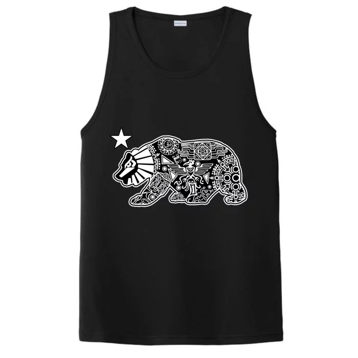 California Republic Aztec Bear Performance Tank