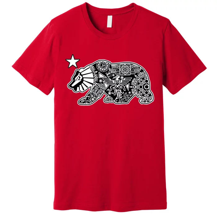 California Republic Aztec Bear Premium T-Shirt