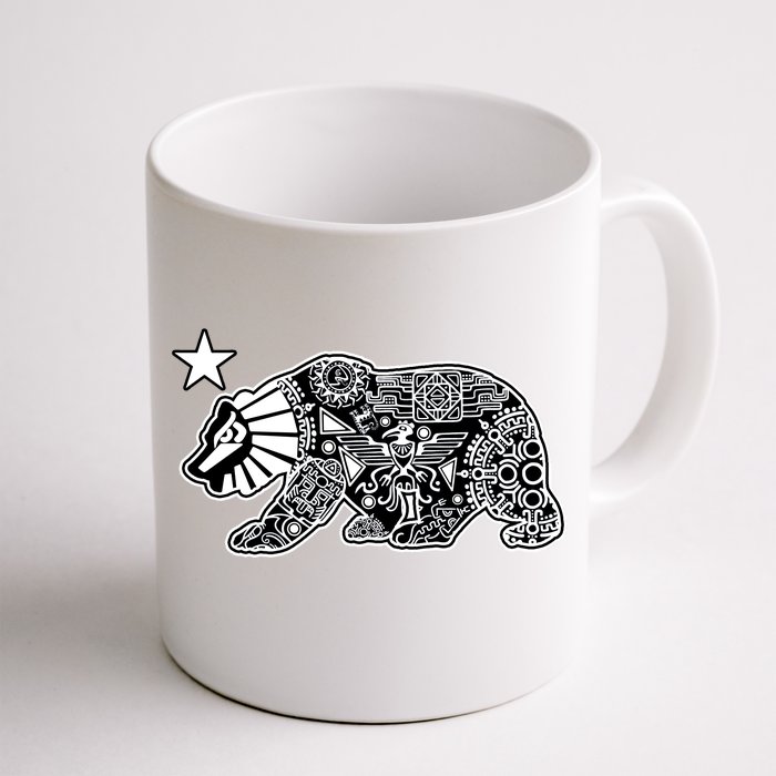 California Republic Aztec Bear Front & Back Coffee Mug
