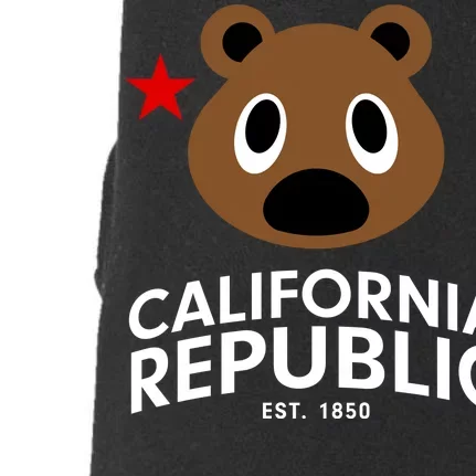 California Republic Bear Est. 1850 Doggie 3-End Fleece Hoodie