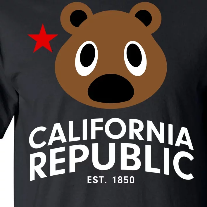 California Republic Bear Est. 1850 Tall T-Shirt