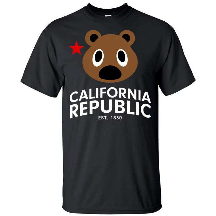 California Republic Bear Est. 1850 Tall T-Shirt