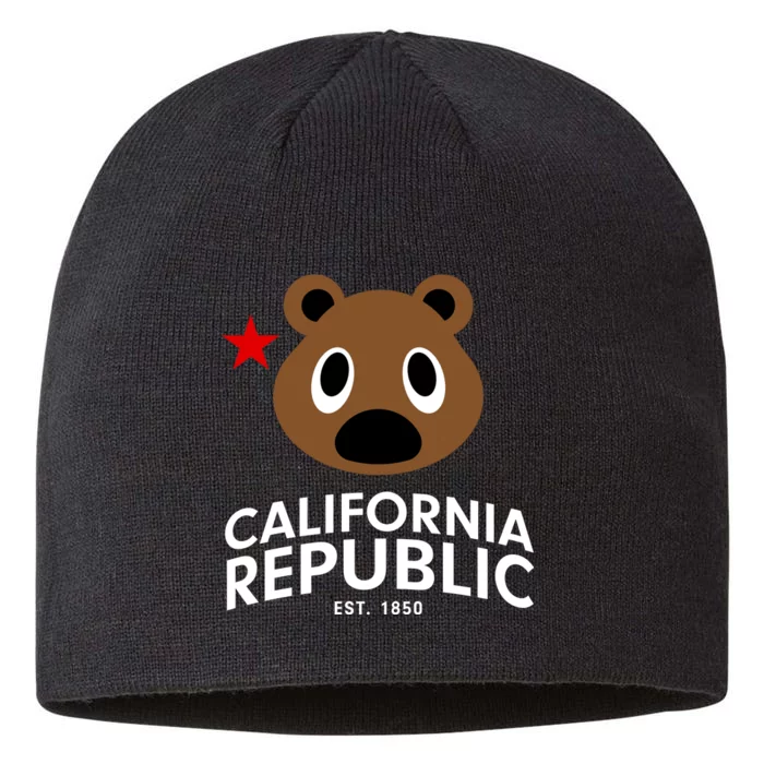 California Republic Bear Est. 1850 8 1/2in Sustainable Knit Beanie