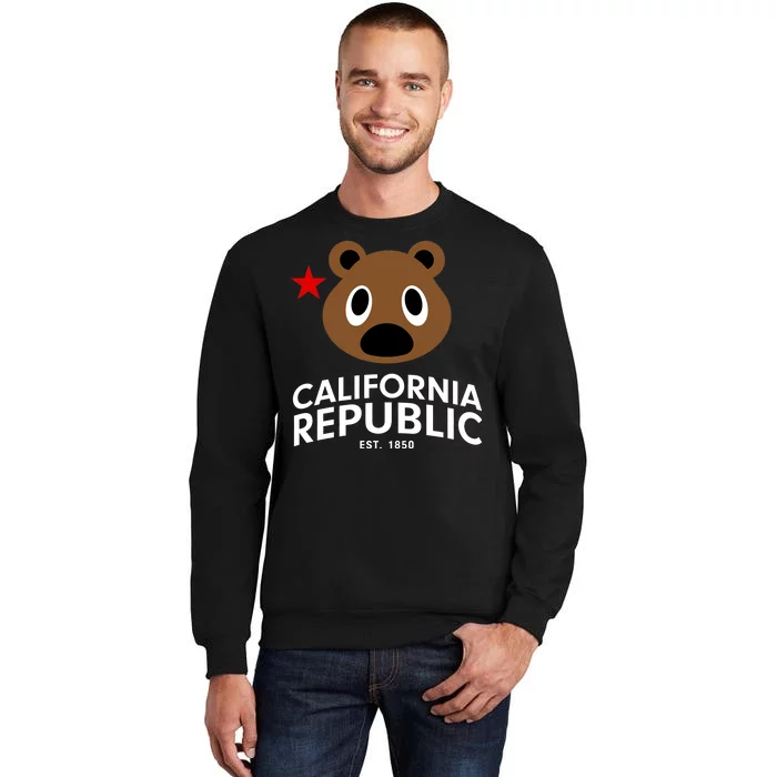 California Republic Bear Est. 1850 Tall Sweatshirt