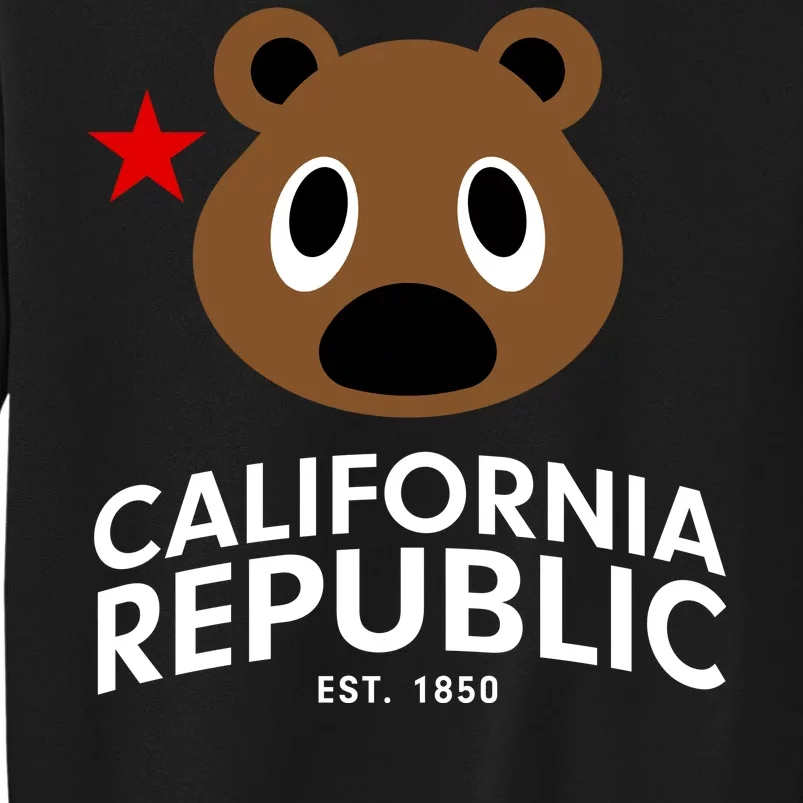 California Republic Bear Est. 1850 Tall Sweatshirt