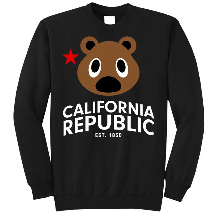 California Republic Bear Est. 1850 Tall Sweatshirt