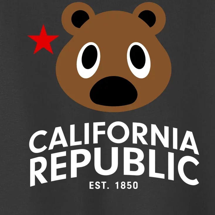 California Republic Bear Est. 1850 Toddler T-Shirt