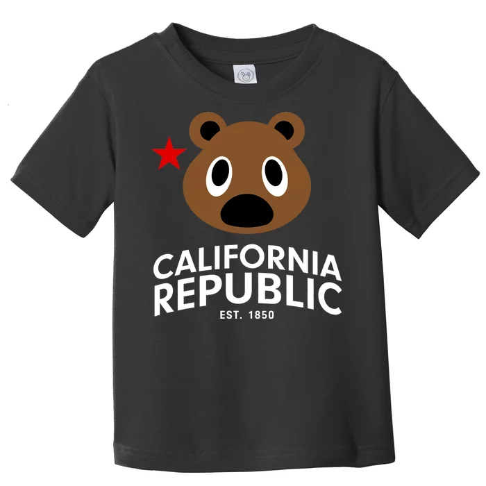 California Republic Bear Est. 1850 Toddler T-Shirt