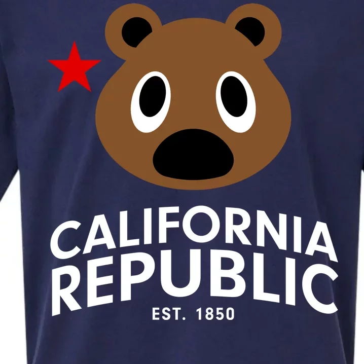 California Republic Bear Est. 1850 Sueded Cloud Jersey T-Shirt