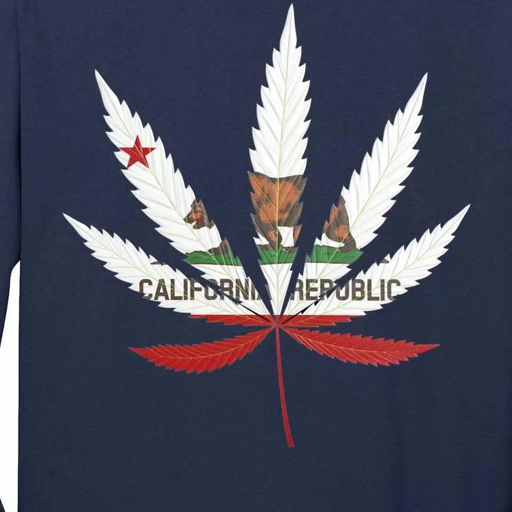 California Republic: Cali Weed Tall Long Sleeve T-Shirt