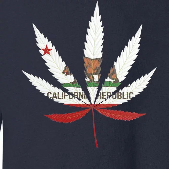 California Republic: Cali Weed Toddler Sweatshirt