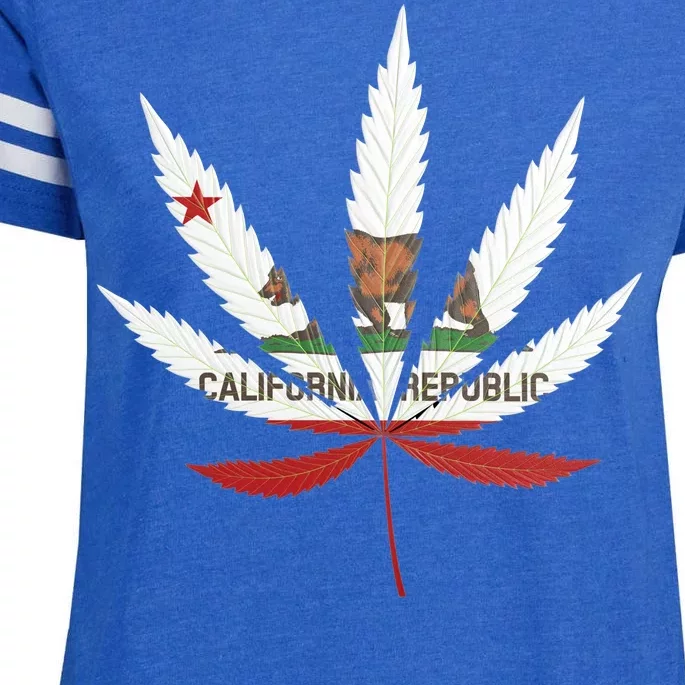 California Republic: Cali Weed Enza Ladies Jersey Football T-Shirt