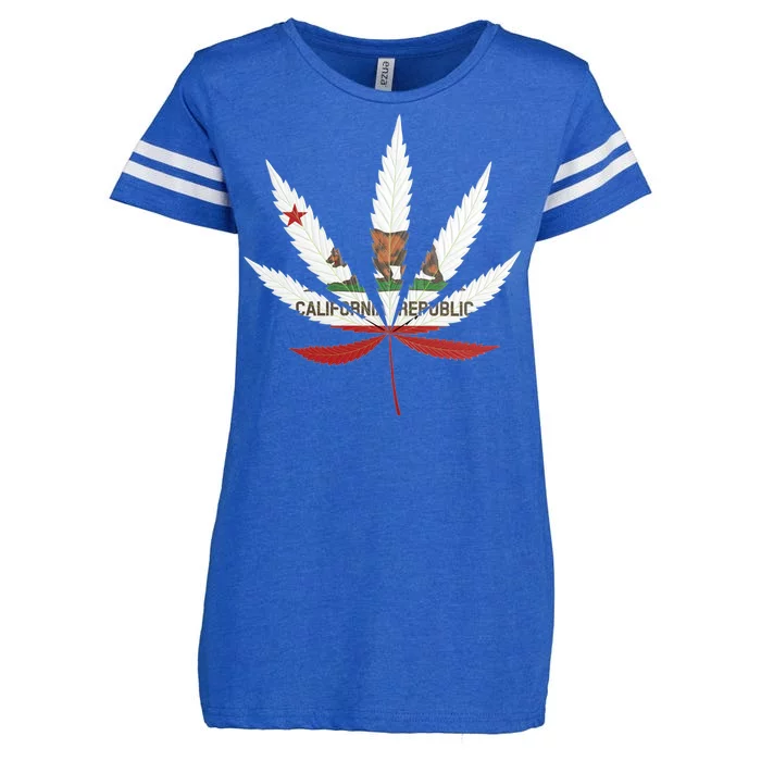 California Republic: Cali Weed Enza Ladies Jersey Football T-Shirt