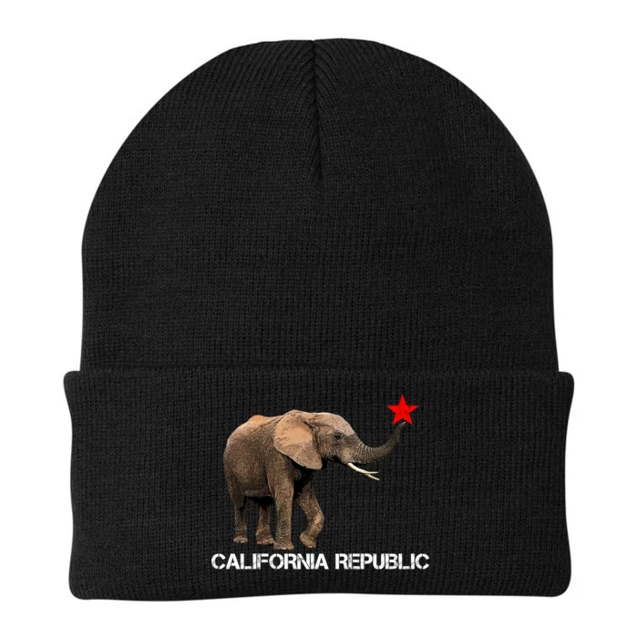 California Republic Elephant Knit Cap Winter Beanie