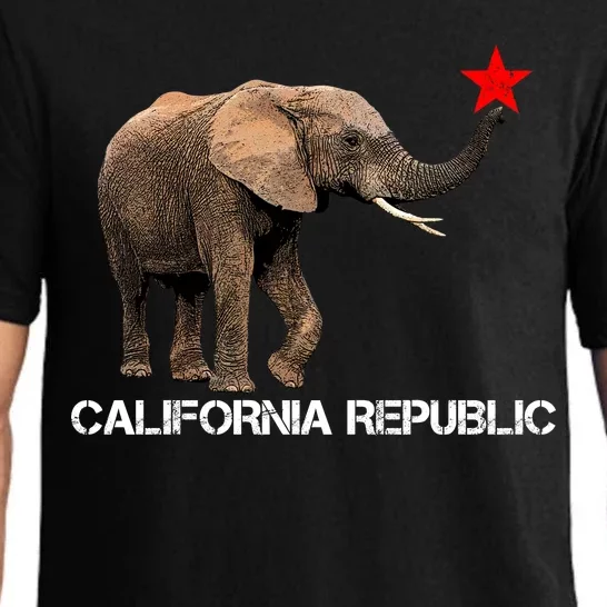 California Republic Elephant Pajama Set