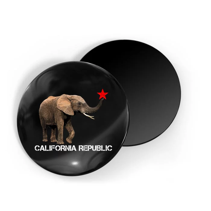 California Republic Elephant Magnet