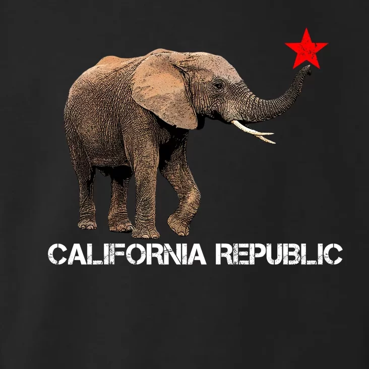 California Republic Elephant Toddler Hoodie