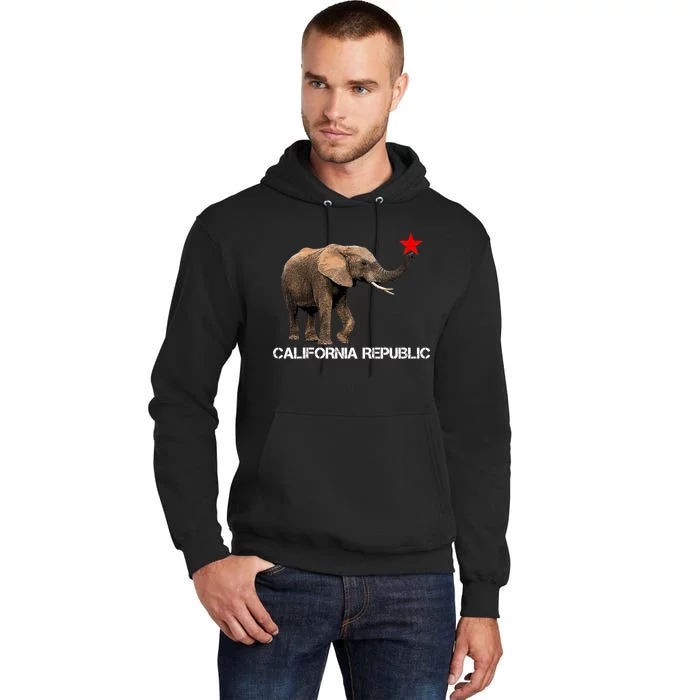 California Republic Elephant Tall Hoodie