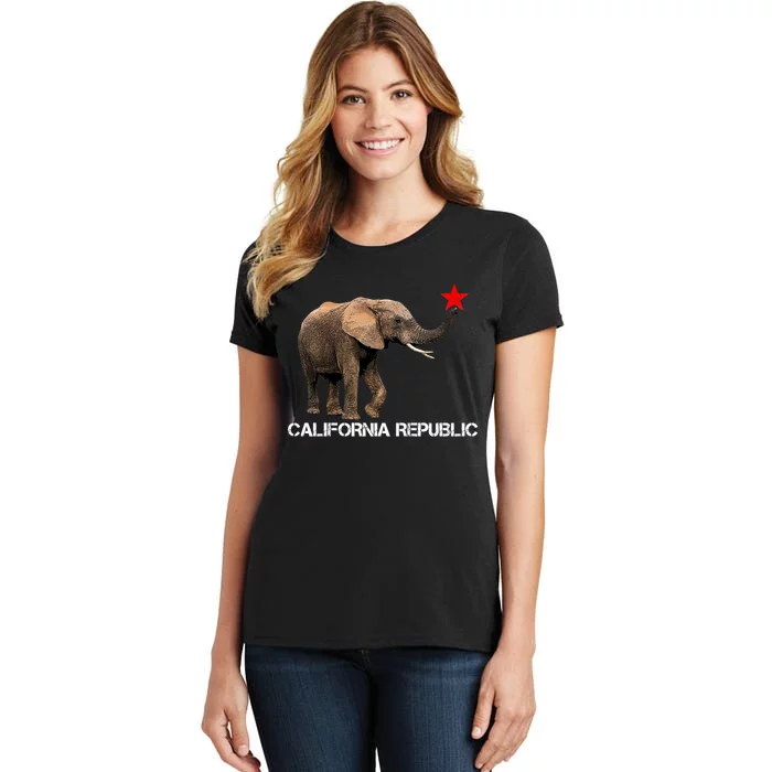 California Republic Elephant Women's T-Shirt