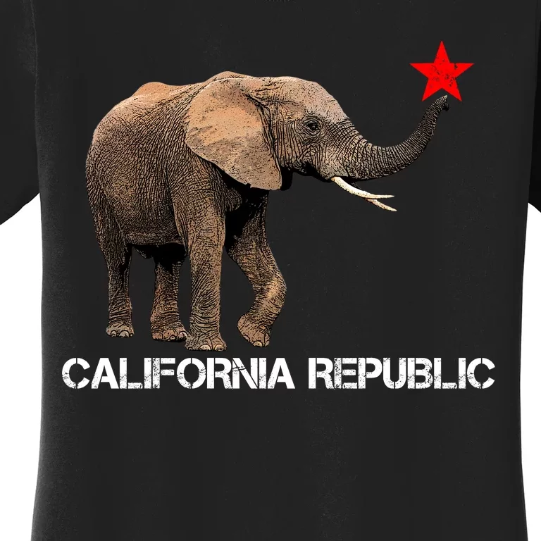 California Republic Elephant Women's T-Shirt