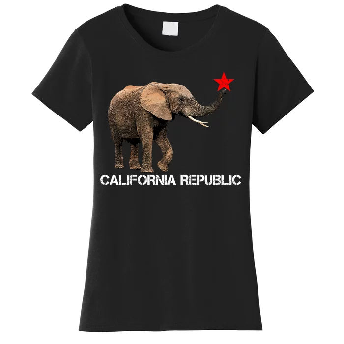 California Republic Elephant Women's T-Shirt