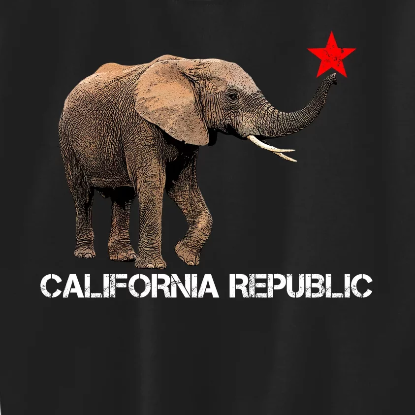 California Republic Elephant Kids Sweatshirt