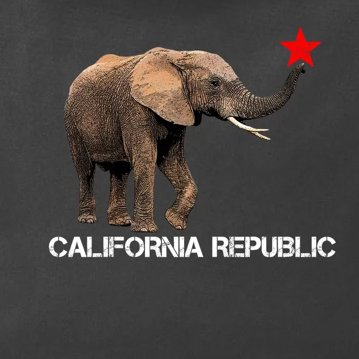 California Republic Elephant Zip Tote Bag