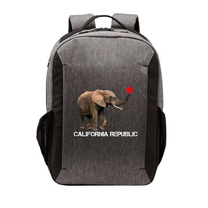 California Republic Elephant Vector Backpack