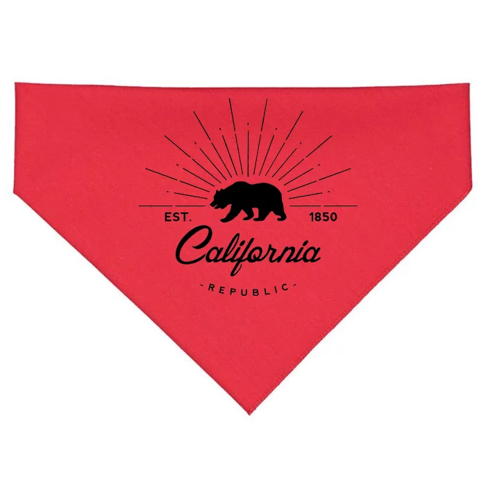 California Republic EST USA-Made Doggie Bandana