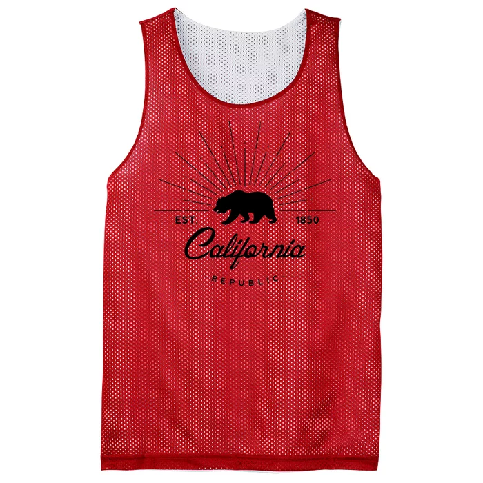 California Republic EST Mesh Reversible Basketball Jersey Tank