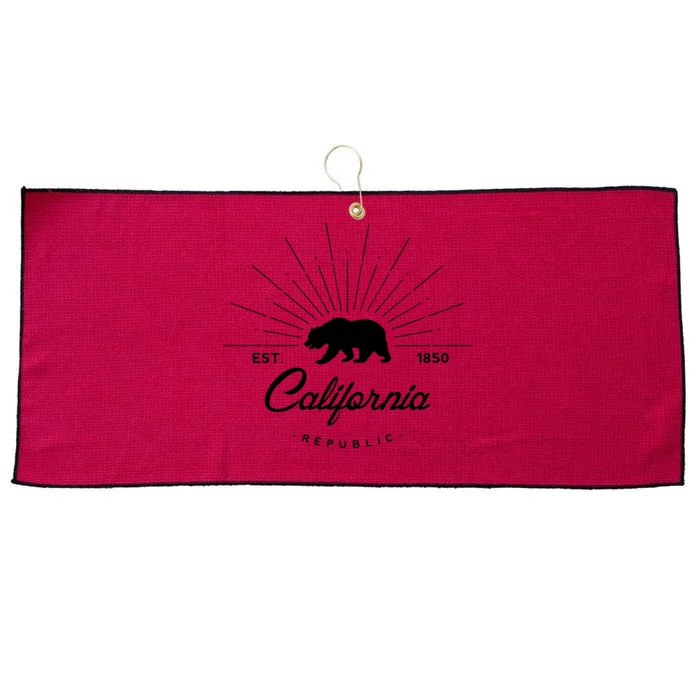 California Republic EST Large Microfiber Waffle Golf Towel