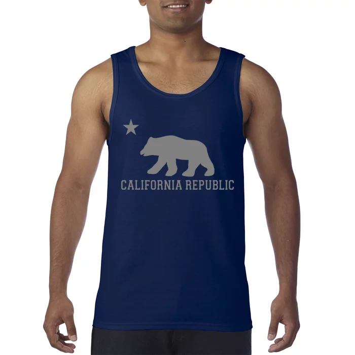 California Republic Grey Style Tank Top