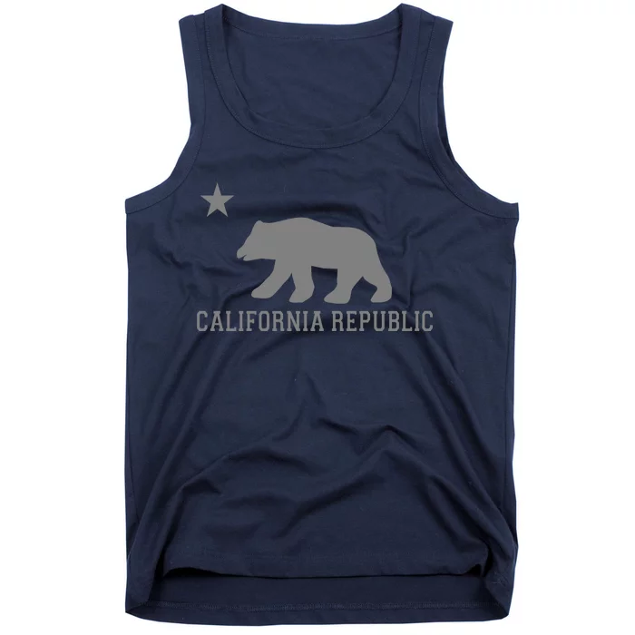 California Republic Grey Style Tank Top