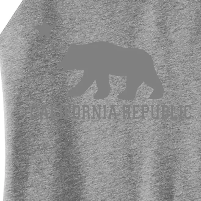 California Republic Grey Style Women’s Perfect Tri Rocker Tank